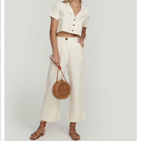 Faithfull Linen Pants Online Sale, UP 